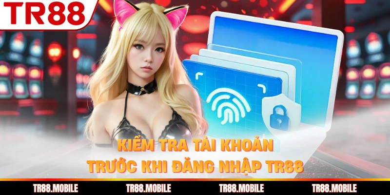 Kiểm tra tài khoản trước khi đăng nhập TR88 