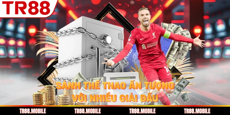 Sảnh thể thao ấn tượng với nhiều giải đấu